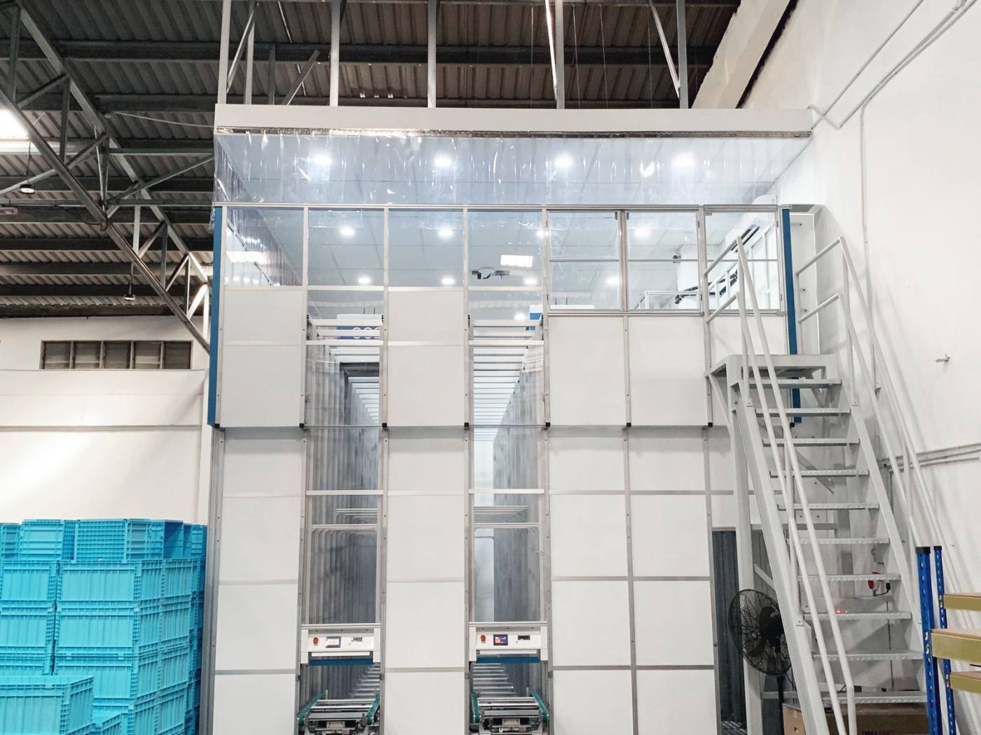 Matrix ASRS towers installed at the Shah Alam 3PL fulfilment site