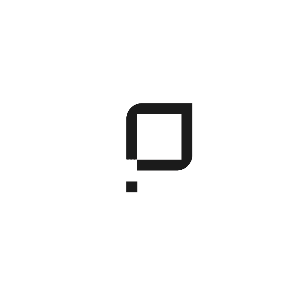 Pingspace icon logo in Black